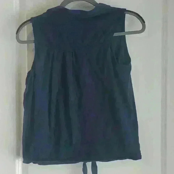 Blue Button Down Top. SZ Med by Time and Tru. - Picture 2 of 4